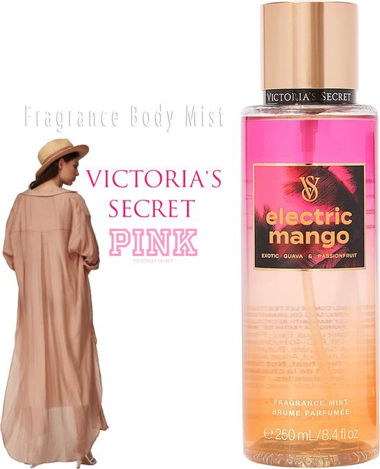 Victoria's Secret Electric Mango Fragrance Body Mist 250 ml | Incl. VS Geschenktasje