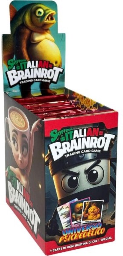Panini Italian Brainrot Trading Cards Box-Bundle - 175 Sammelkarten