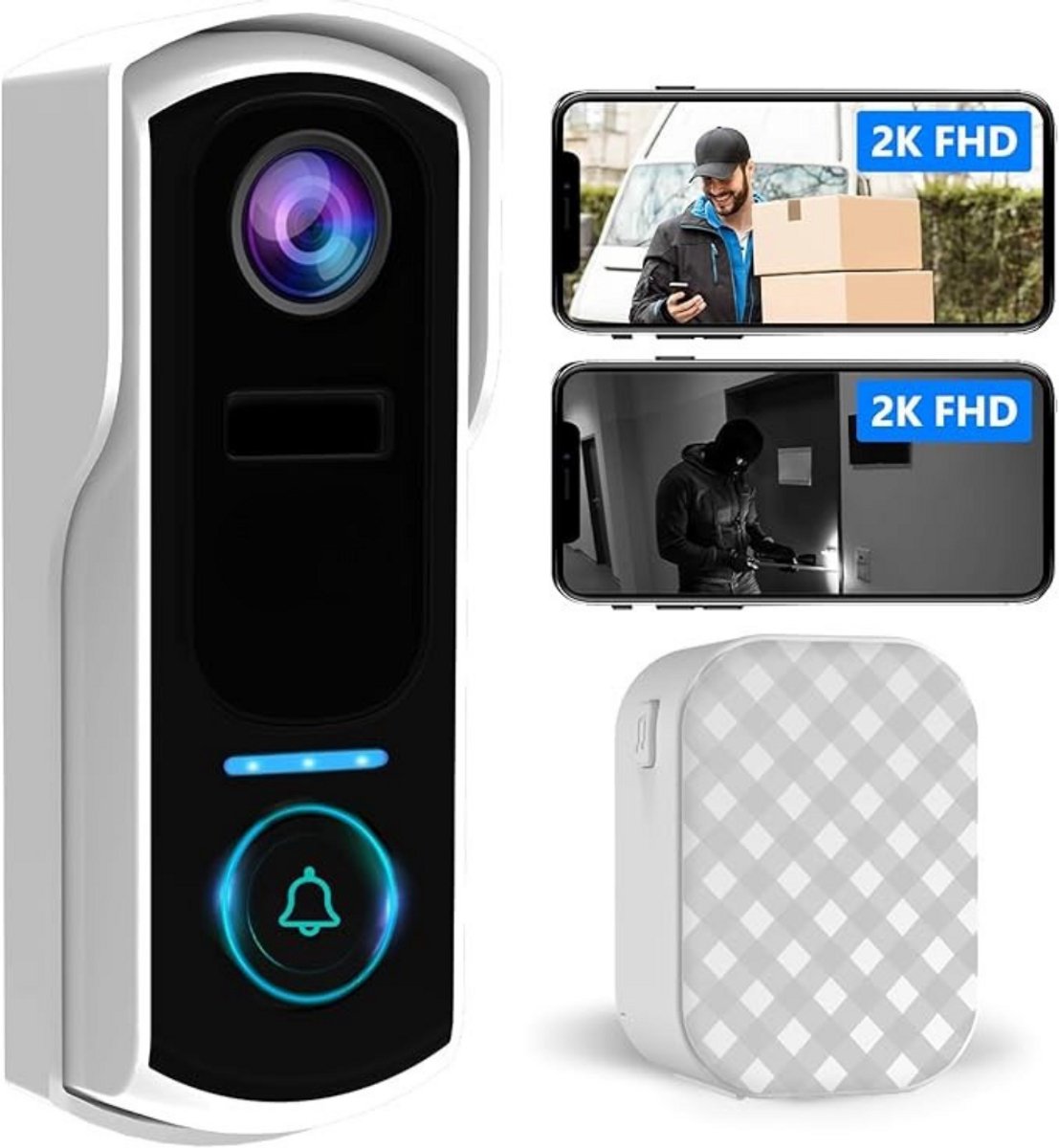 Lexium Draadloze Video Deurbel met (EAN: 8721257199041)