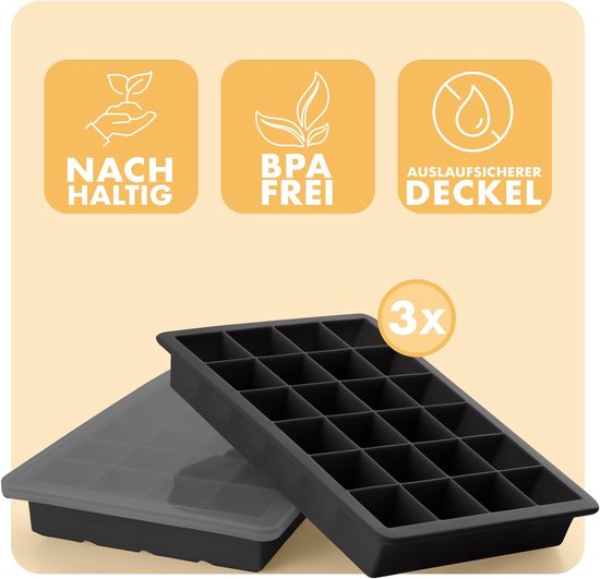 Oliver's Kitchen ® 2 x Ijsblokvorm Set - Houd Dranken Langer Ijskoud