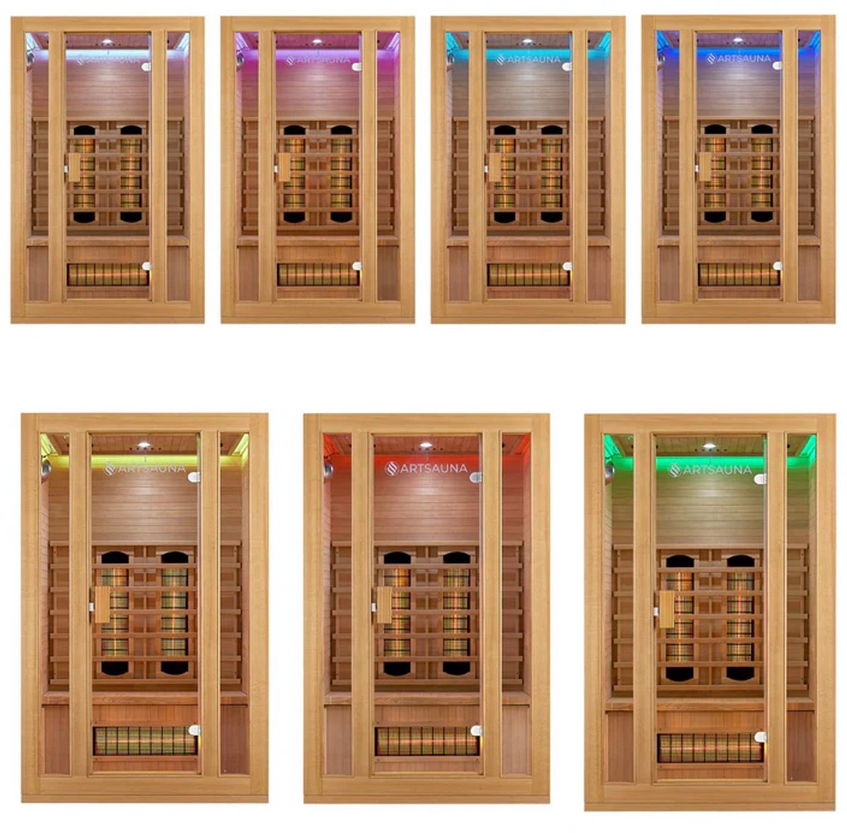Infraroodcabine Nyborg S120V - 120x105x190cm - Dubbele technologie - 2 personen thumbnail 3