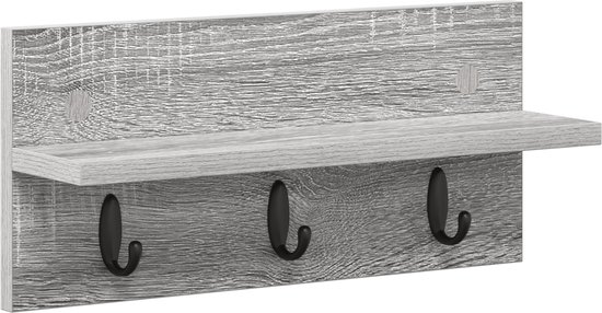Houten verzamelvitrine met 80 vakken 80x4,5x40,5 cm