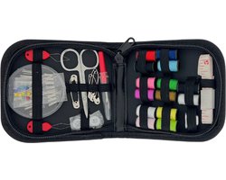 Knaak Naaiset - 72-delige Naaikit - Compacte Etui - Alles-In-Één Kit - Reparatie Set voor Onderweg