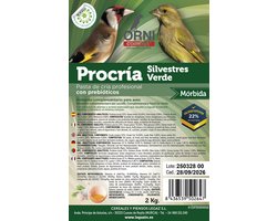 Eivoer Groen Europese Cultuurvogels Procria Orni Complet 2 kg Vochtig