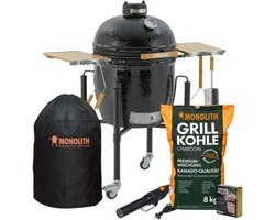 Monolith TWO.55 Classic Starterset – Complete Kamado BBQ Set – met onderstel en Accessoires