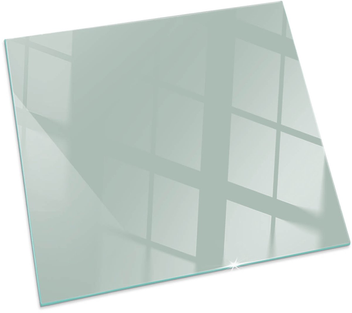 Tulup Kachel Vloerplaat - Kleur Lichtgroen Plaat Onder Houtkachel - 60 cm x 60 cm - Groente Plaat Voor Onder Houtkachel - Vierkant Kachel Vloerplaat - Vloerplaat Openhaard - Vloerplaat Voor Houtkachel - Plaat Voor Onder Kachel