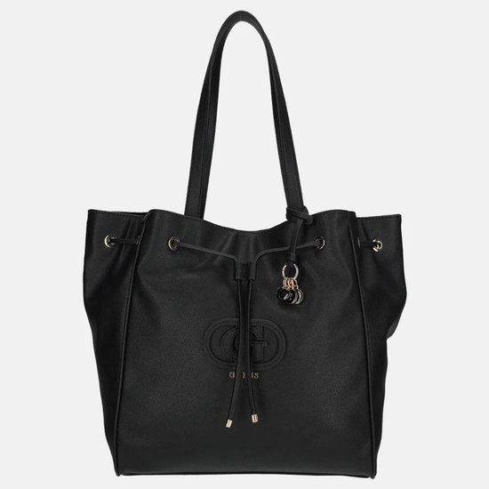 GUESS Schoudertas Shopper Calebra Drawstring Tote Black Zwart