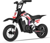 RCB 36V Elektrische Kindermotor (5-12 jaar) - Cross Bike Off-road met 3 Versnellingen (10/15/25 km/u) - Accuvoertuig - Rood