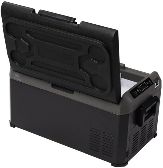 Campguru Compressor Koelbox - 32 liter - Koelen en vriezen tot -20°C - Metaal/PU isolatie - 12V & 230V - Digitaal display - USB/flesopener van Merkloos — afbeelding 2