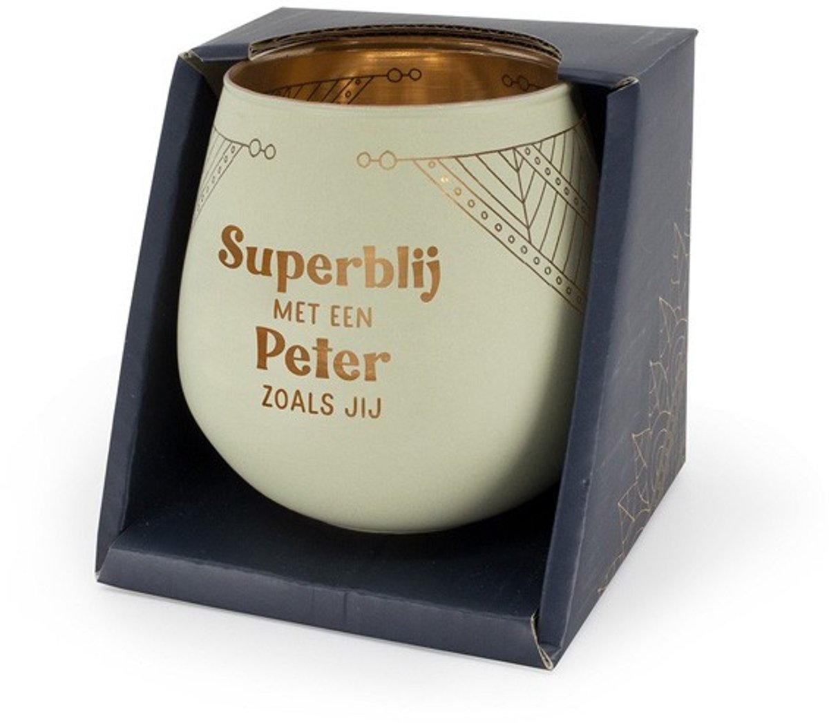 Sfeerlichthouder - Superblij Peter