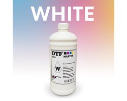 DTF INKT -PRINTMASTERS-WIT -HIGH KWALITEIT-DTF PRINTER-1 LITER-