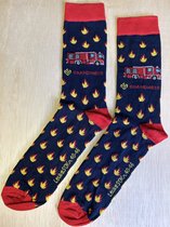 SOKn. Trendy sokken *BRANDWEER* maat 40-46 (ook leuk om kado te geven !)