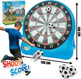 Joya Creative Voetbal Opblaasbaar Dartbord - spelpakketten - Buitenspeelgoed - Voetbal Spel - Ideaal voor Feestjes en Evenementen