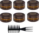 Gold Style Matt Look Styling Wax - Haar Wax Mannen - 6 Stuks 900ML