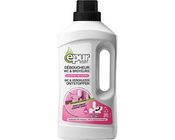 Epur Biosolution WC & Vergruizer Ontstopper — Biologisch Enzymatisch — Beschermt het Mechanisme — Septische Put Compatibel — 1L