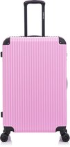 FOREIGN - Grote Koffer - 100 Liter - 28 Inch - The Vault Hot Pink - Hardcase - TSA cijferslot - 360° Spinner Wielen - Roze