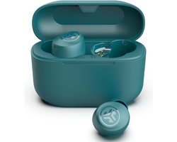 JLab Go Pop Draadloze Oordopjes - Bluetooth Oortjes Draadloos - 35 uur Batterijduur - Be Aware Audio - Met Microfoon - Geschikt voor Android en Apple - Groen