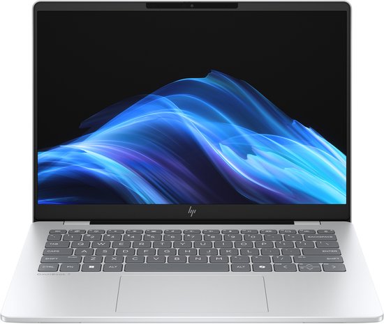 HP OmniBook 7 AI 14-fr0970nd Intel Core Ultra 7 255U Laptop 35,6 cm (14") 2K 16 GB LPDDR5-SDRAM 1 TB SSD Wi-Fi 6E (802.11ax) Windows 11 Home AI PC Zilver - HP - Hoofdafbeelding