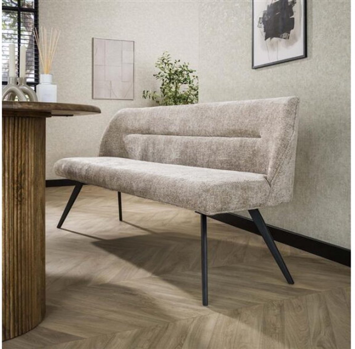 Eetkamerbank pull - Hoven zand