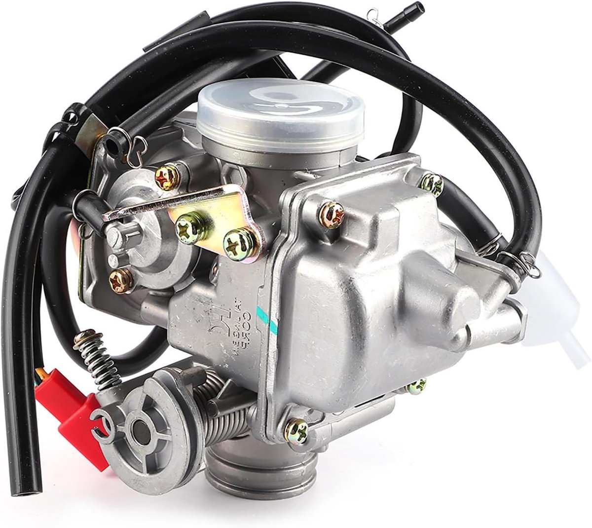 Allecto Plus - Carburateur voor GY6 PD24J ATV Scooters - Vervangingsbestendig - Reparateurs en Doe-het-zelvers - Kwaliteitsonderdeel met zoekwoorden zoals ATV, Scooters en Reparatie.