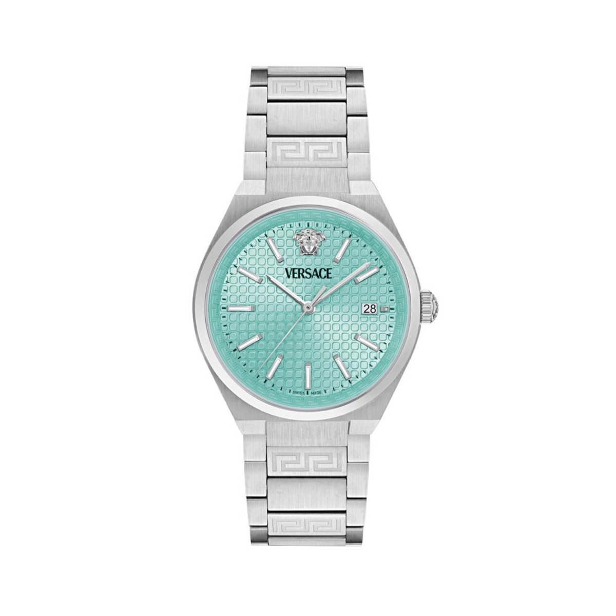 Versace V-Auria VE0F00225 Horloge - Staal - Zilverkleurig - Ø 38 mm