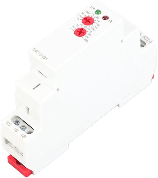 Mini power off delay relay voor DIN rail montage 12V ~ 240V - single ...