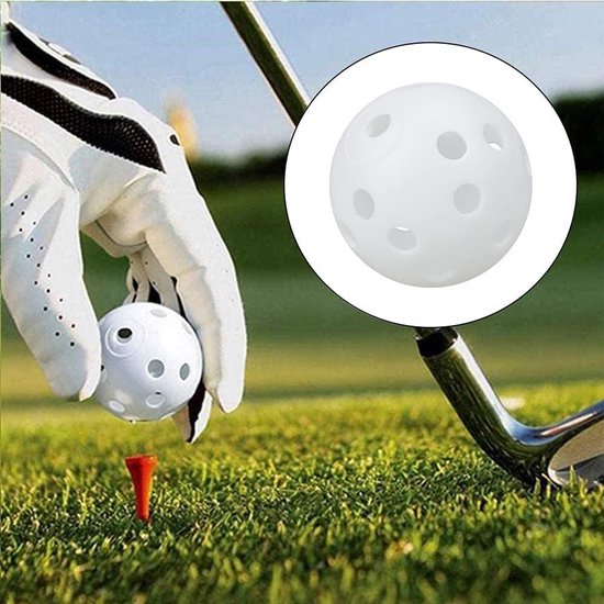 30 Stuks Golfballen met Ventilatiegaten voor Golftraining - Indoor en Outdoor Gebruik — afbeelding 4