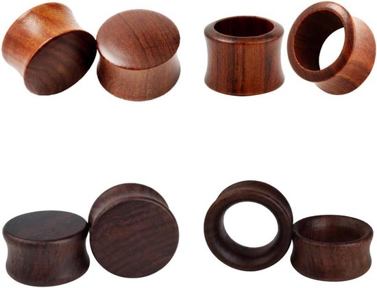 4 paar oormeter tunnel oorbel roestvrij staal hiphop punk strass mannen vrouwen oor brancard expander plug piercing sieraden kopen vanaf een prijs van 6.34