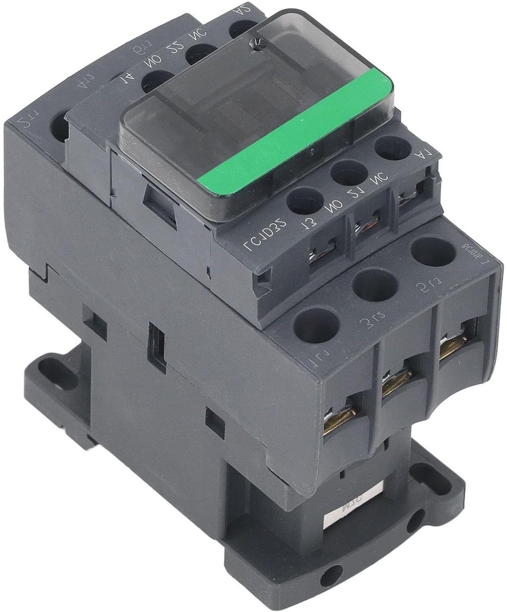 Allecto Plus - Elektrische Schakelaar 32A 380V 1NO 1NC PC (AC220V spoelspanning) - Krachtige Vermogensschakelaar voor huishoudelijke elektrische systemen