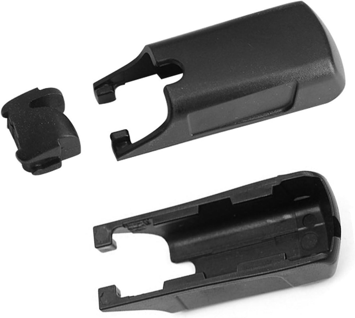 Allecto Plus - 2-delige set duurzame clips voor ruitenwisserarm covers voor diverse Mercedes Benz modellen - Achter en voor - Vervangende onderdelen met zoekwoorden:auto onderdelen, clips, ruitenwisserarm.