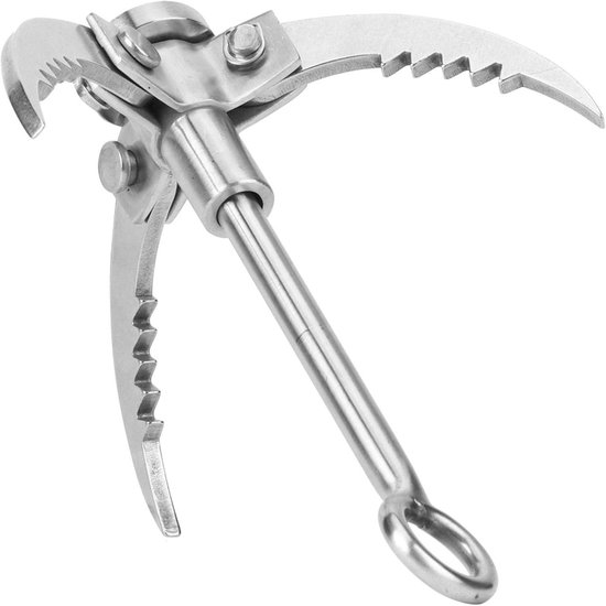 Grappin 3 Griffes En Acier Inoxydable - Outil De Survie Et D'escalade - 78g