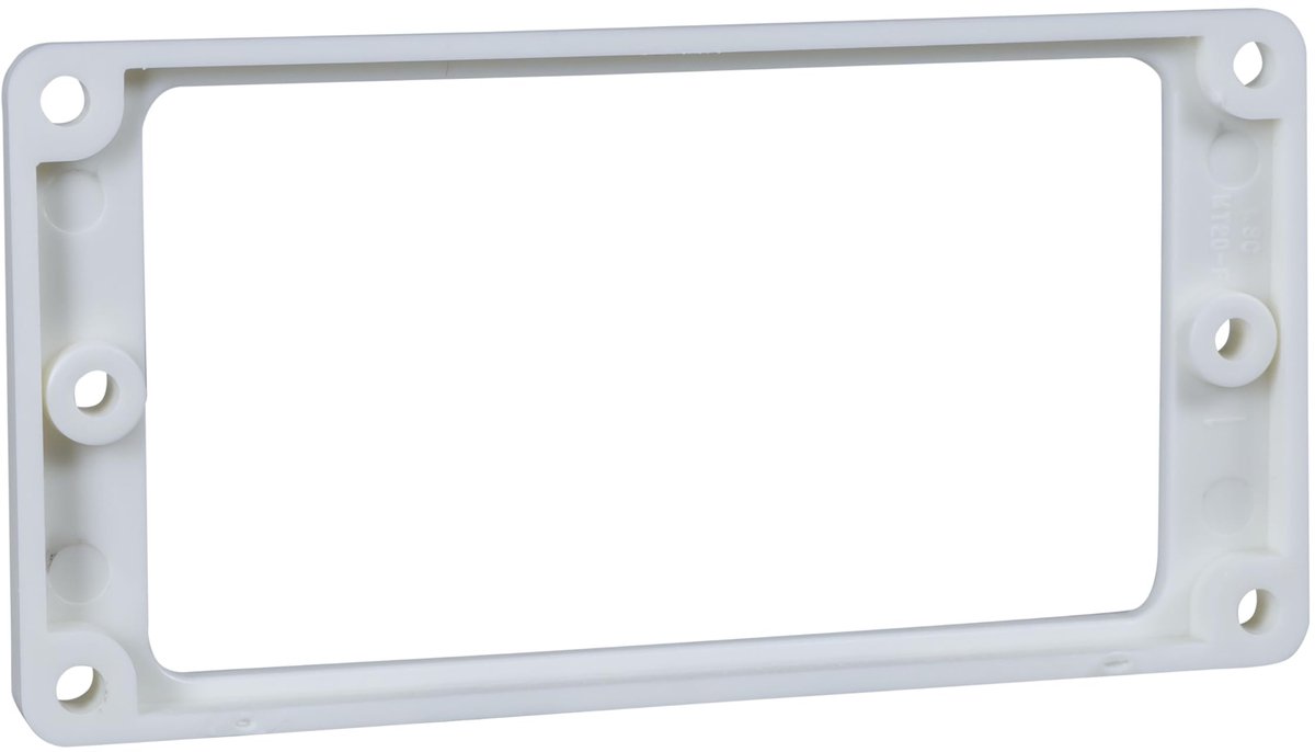 WSC Partsland MT20F-WH Humbucker-Rahmen Neck White - Gitaaronderdeel