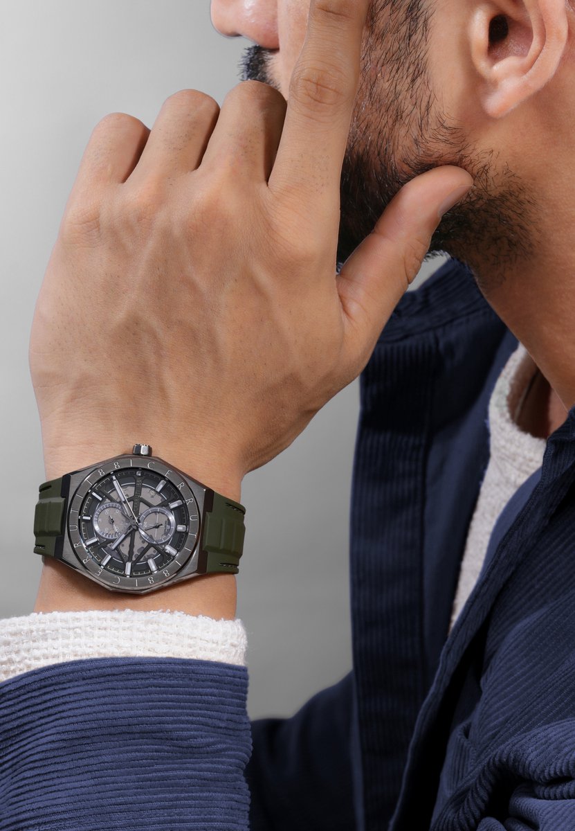 Horloge Ravello Green - Black