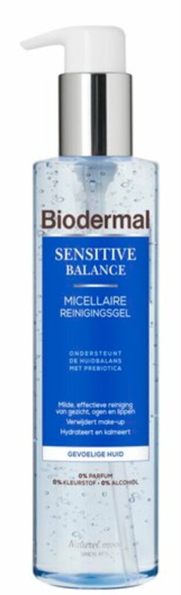Goedkoopste 2x Biodermal Sensitive Balance Micellair Reinigingsgel 200 ml