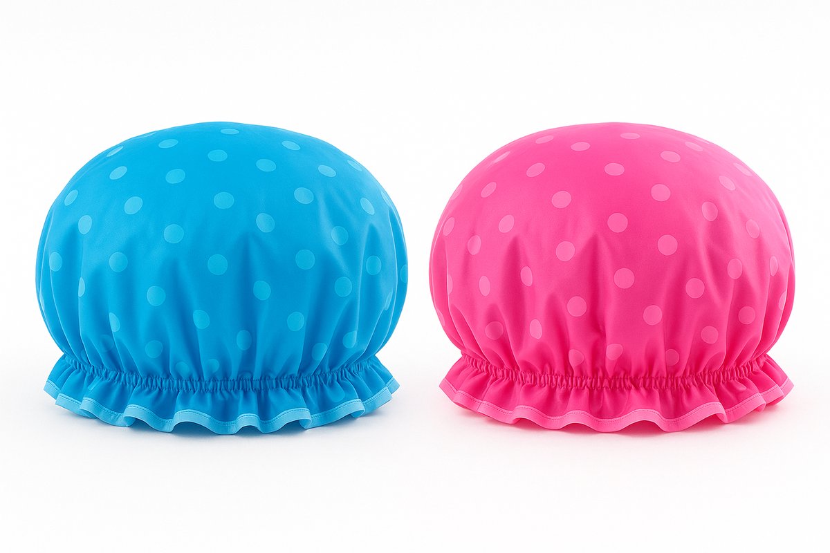 Goedkoopste 6 stuks Douchemuts - Simpele Douchemutsen - Douche Muts - Douche - Voordeelverpakking - Bad Muts - Shower Cap - Douchekap