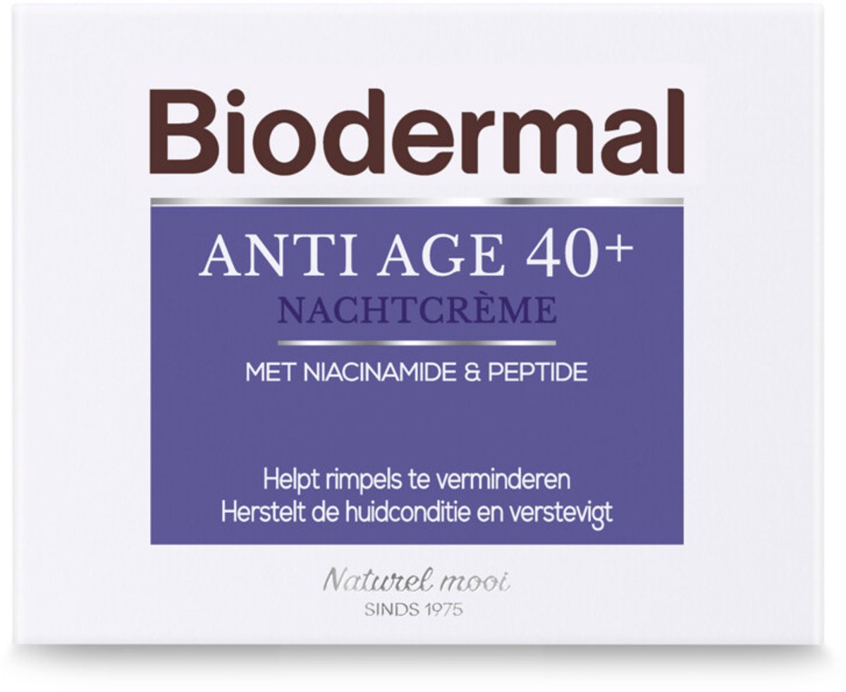 Goedkoopste 2x Biodermal Nachtcreme Anti Age 40 50 ml