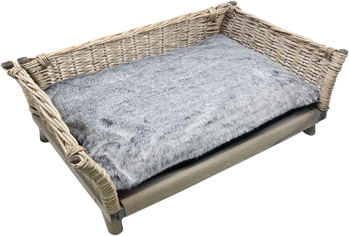 CLGP® Rieten Hondenmand - Hondenbench - Hondenbed