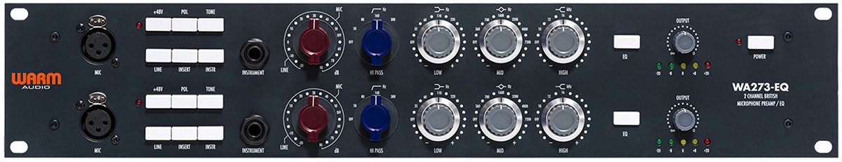 Warm Audio WA273-EQ - 2 Ch 1073 Style Mic Pre w/EQ