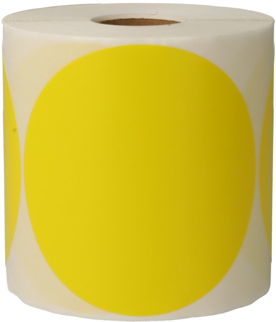 DULA 50 mm op Rol | Sluitzegel - Markeringspunten - 500 stickers