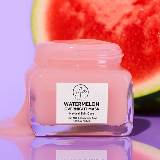 MXX Cosmetics Watermelon Line – Gezichtsmasker – Overnight Mask – Hydraterend – Met Hyaluronzuur & Niacinamide