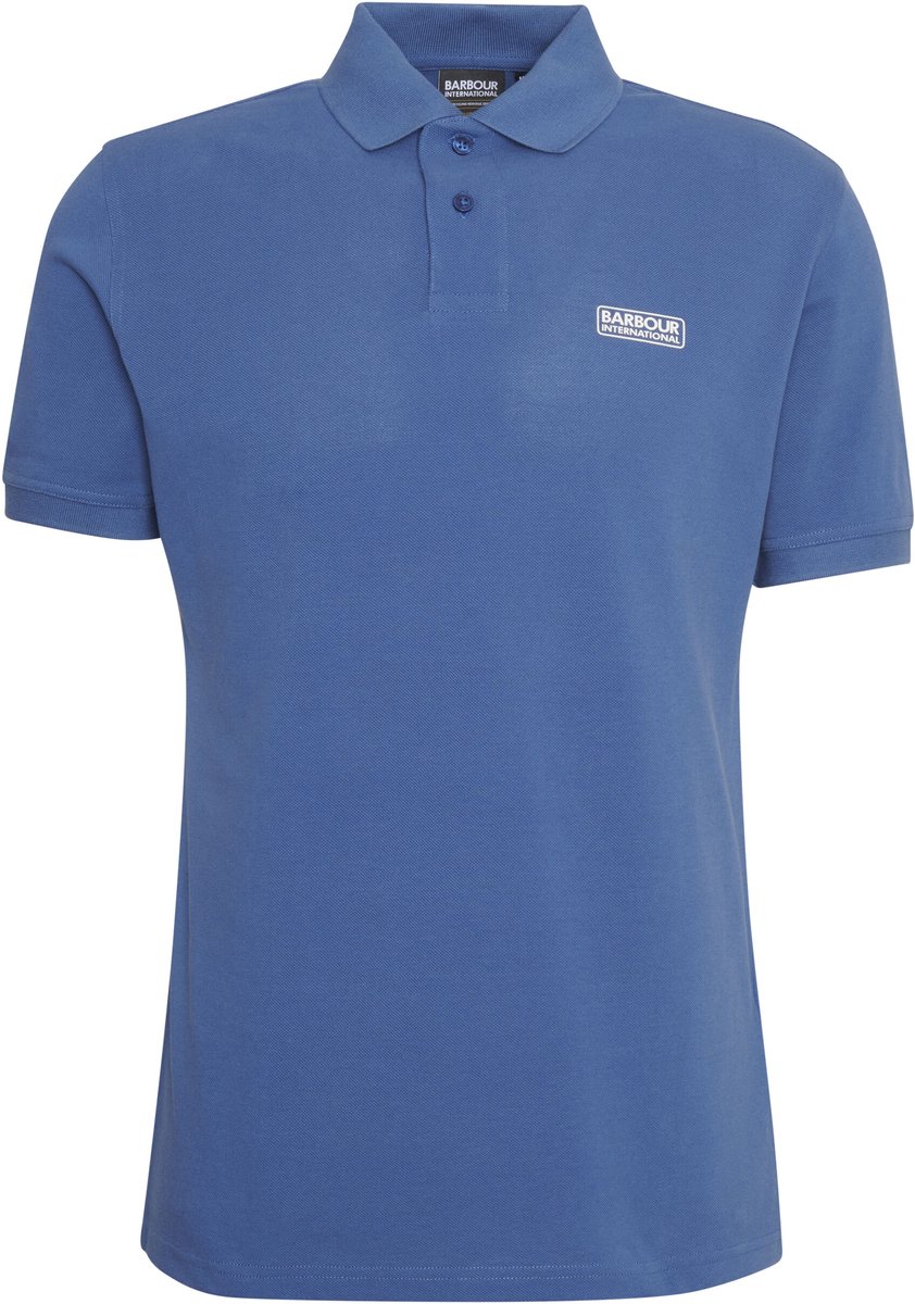 BARBOUR - Polo - Maat M - Mannen - blauw -