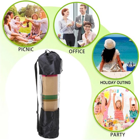 Carpet Gym Pilates Bag - Yoga Mat Bag met Verstelbare Schouderriem - Waterdichte Functionele Yoga Mat Bag - Cadeau voor Vrouwen — afbeelding 5