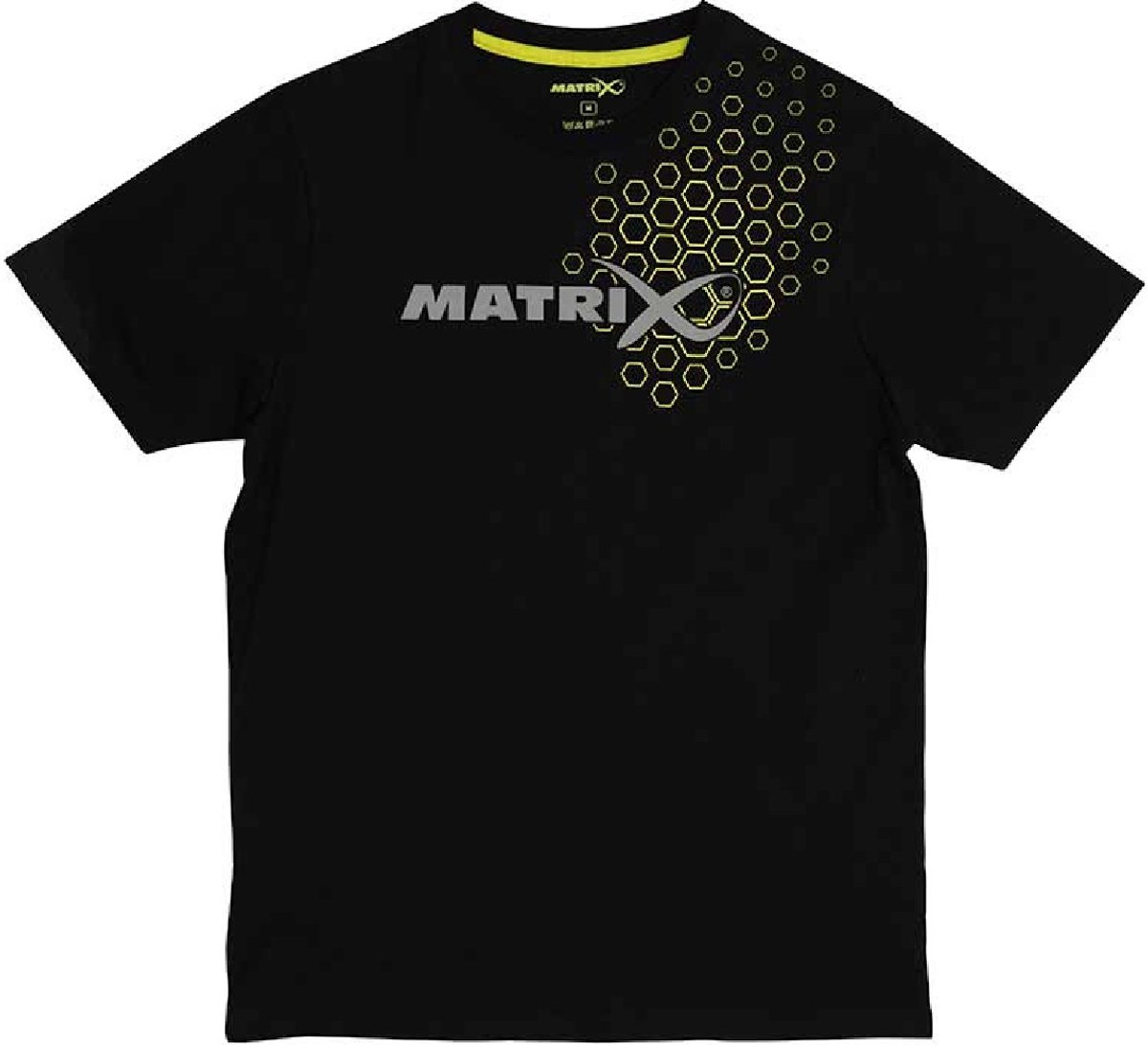 Matrix Hex Print T-Shirt Black - Maat : Xxxlarge