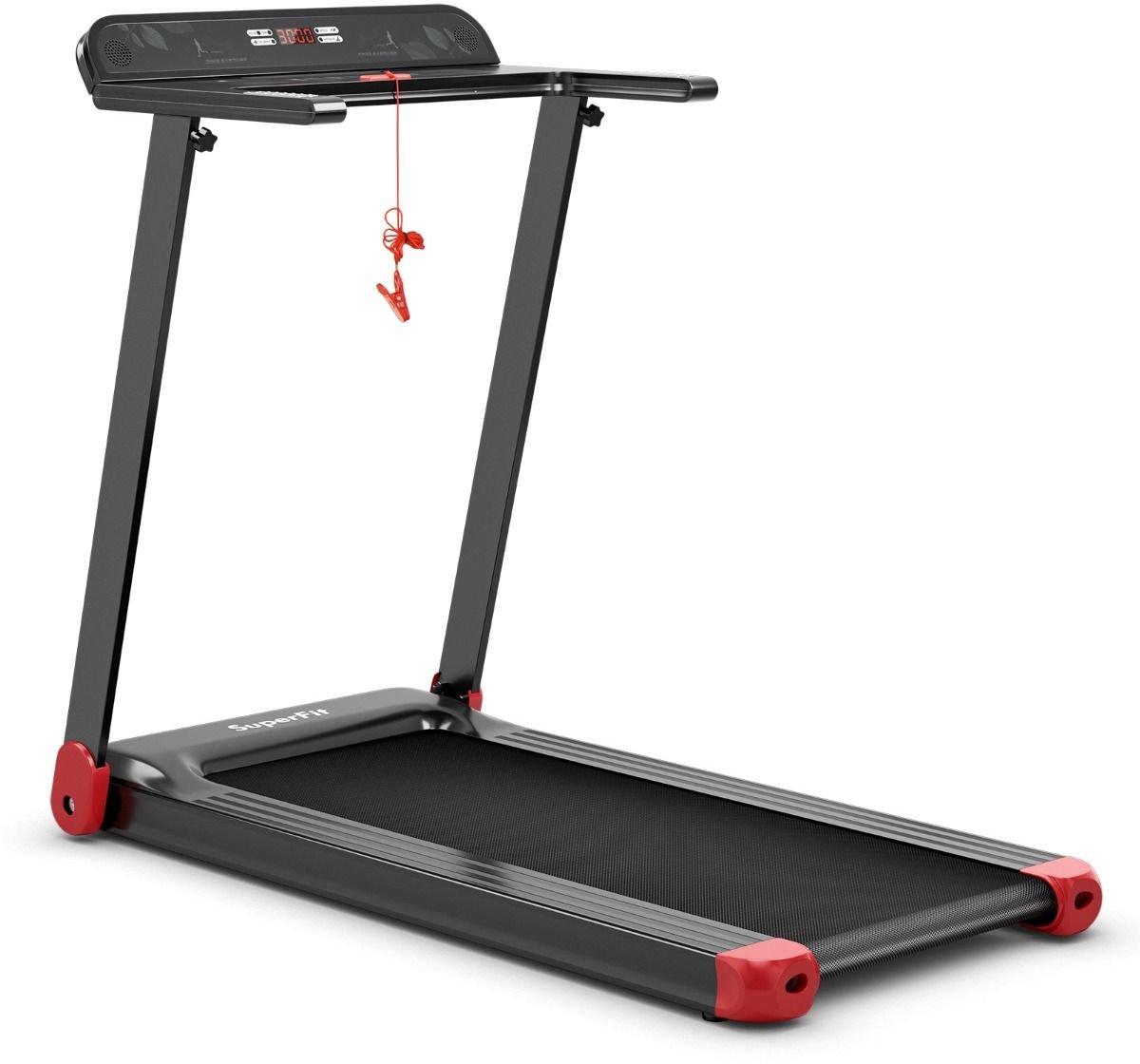 Afbeelding 2 van Loopband Inklapbaar - 1-12km/u - Walking Pad - Loopbanden - Elektrisch - Wandelband - Fitness - Gymstick - Electrisch - Home - Trainer - Treadmill - Opvouwbaar - Voor Thuis - Platte - Mini - Bureau (EAN: ...0608)