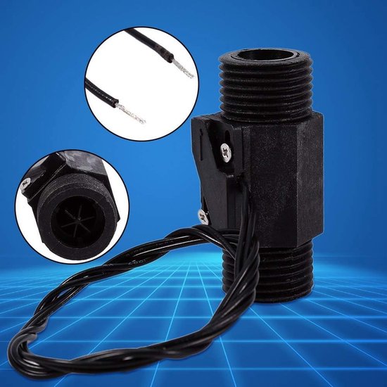 Flow Switch, AC 220V EFS-04P Flow Sensor, Water Flow Switch, Water Flow Sensor, Magnetic Vertical/Horizontal Water Flow Switch G1/2 Inch (BSP) van Merkloos	 — afbeelding 3