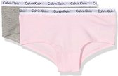Calvin Klein - Meisjes - 2-Pack Basis Shorty - Roze  - 128/134