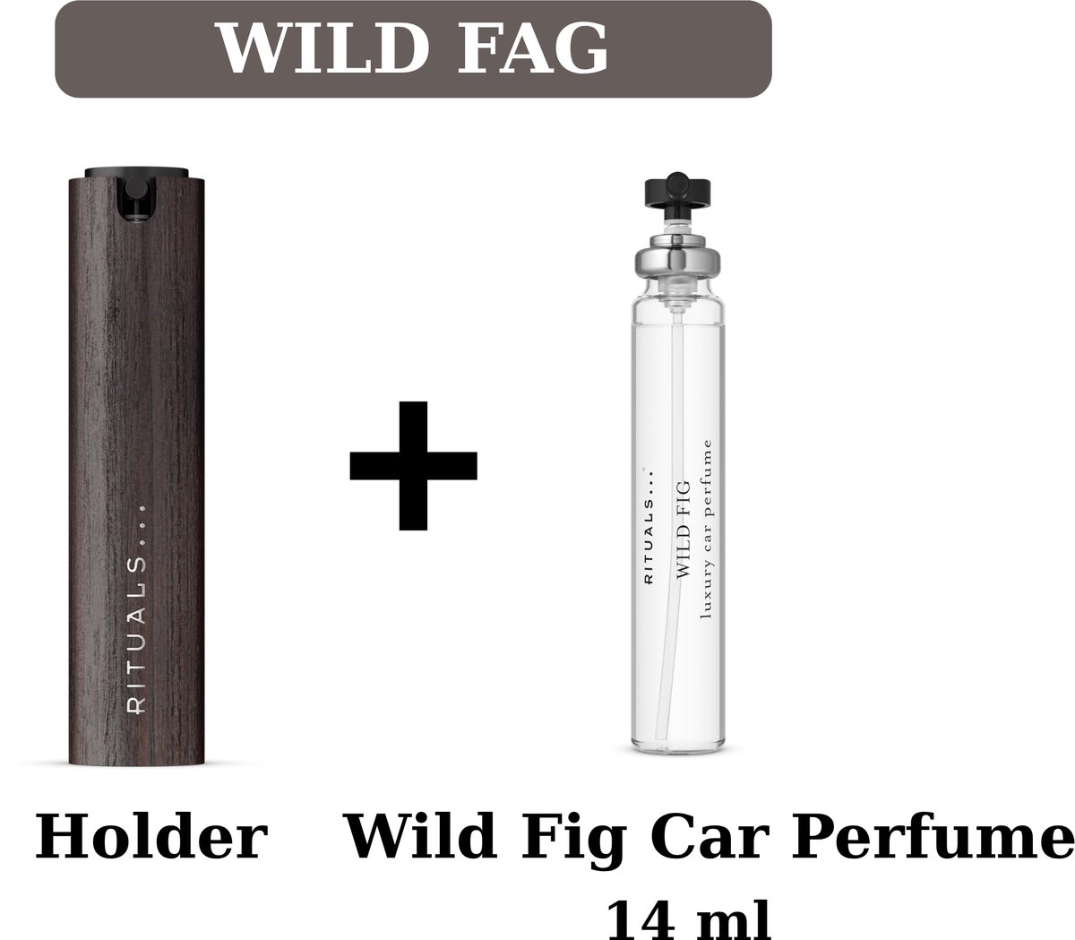 Rituals - Wild Fig - Luxury Car Perfume Kit + Gift Bag - Rituals Auto Parfum - Car Parfume Kit