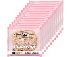 Kookie Cat | Vanilla & Choc Chip Cookie | 12 stuks | 12 x 50 gram