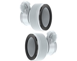 2 stuks filterpomp - Geschikt voor Intex Pomp Accessoire Adapter B - Slang Conversie Adapter Opblaasbaar Zwembad Accessoire