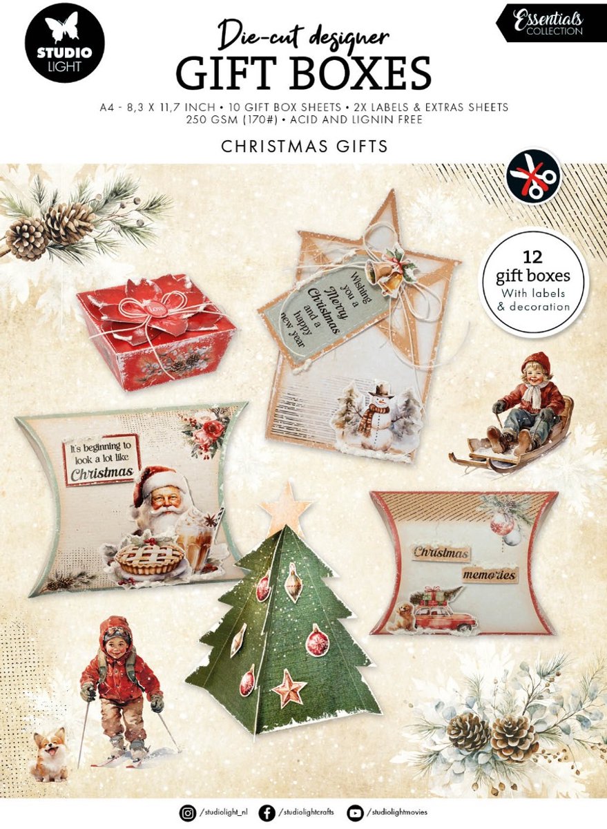 DIY giftboxes Christmas gifts - Essentials nr. 347
